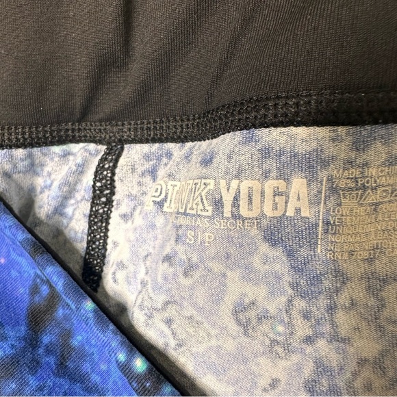 PINK Victoria's Secret Galaxy Leggings Small Petite Athletic Active Limited Edit - Picture 6 of 7